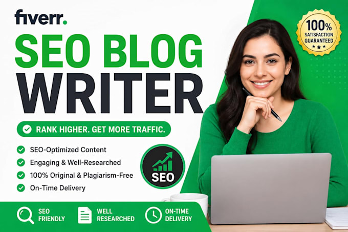 write SEO optimized blog posts and articles