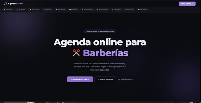 build a modern landing page with custom admin panel using next js and ia