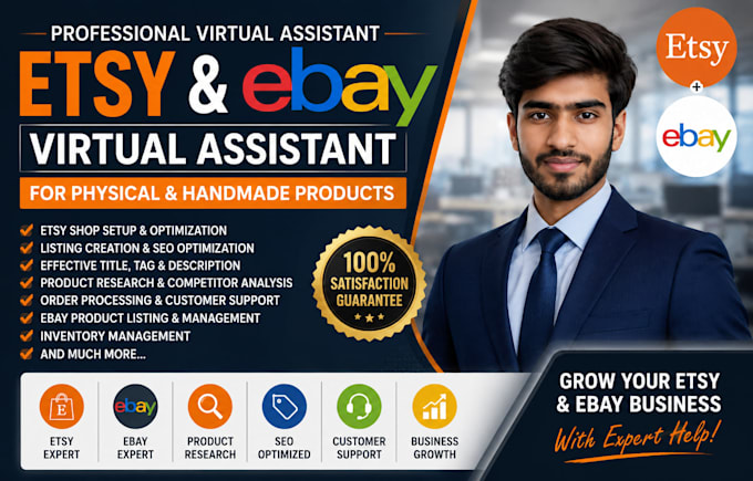 be your etsy virtual assistant for handmade product