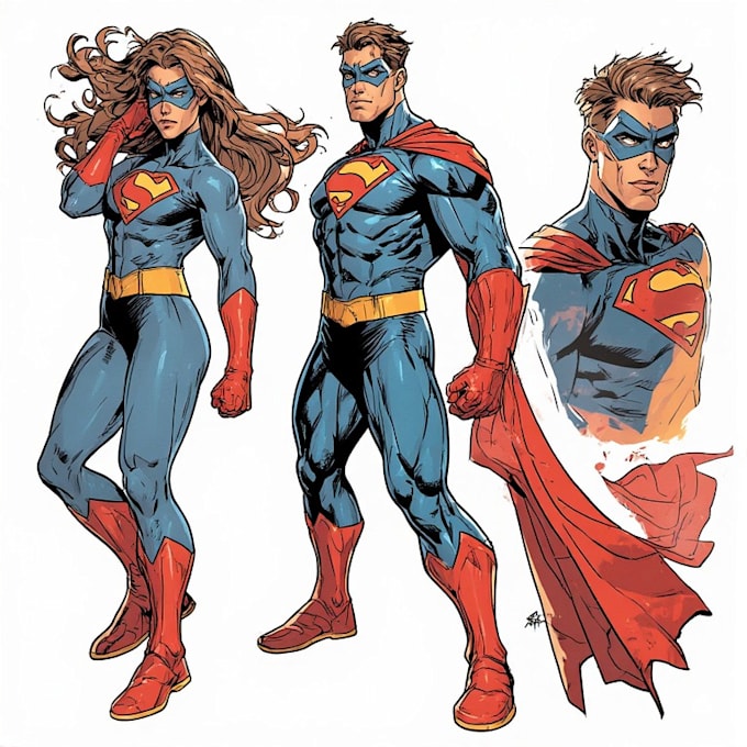 do a superhero character