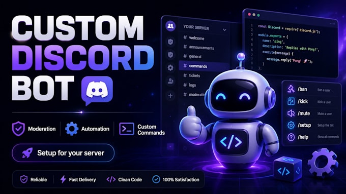 create a custom discord bot for your server