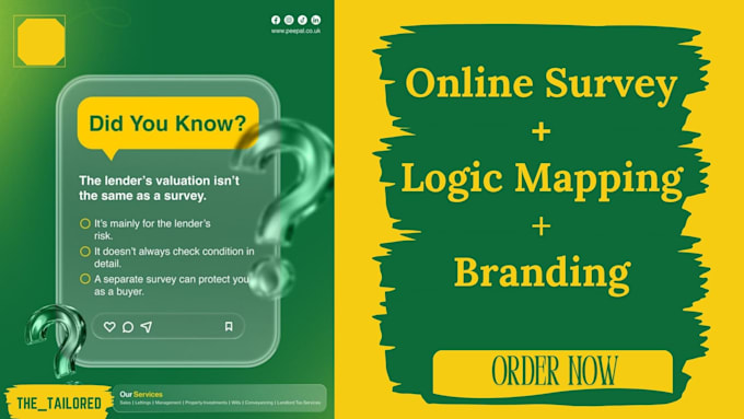 design survey questionnaire on google forms, typeform, jotform, or surveymonkey