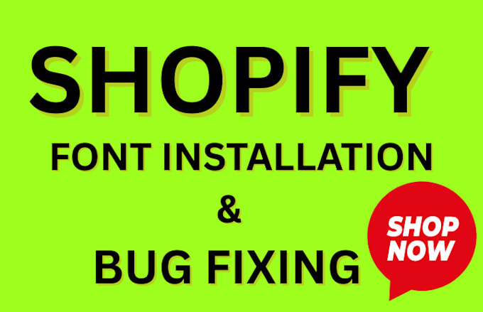 do custom font design and bug fixing