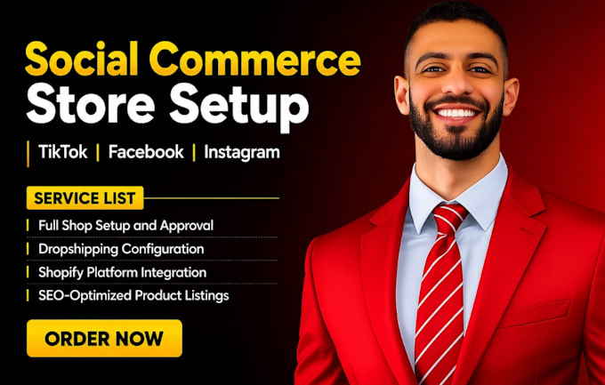 launch tiktok shop setup tiktok dropshipping facebook instagram shop integration