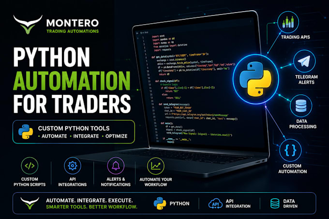 develop python trading automation tools