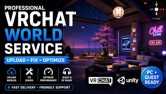 optimize vrchat world upload fix for smooth quest pc performance unity vrchat