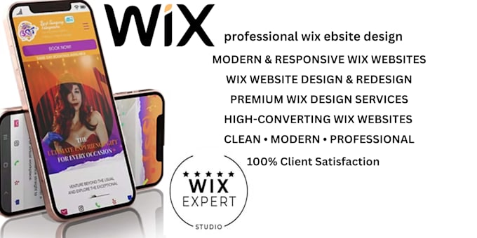 design and redesign professional wix websites