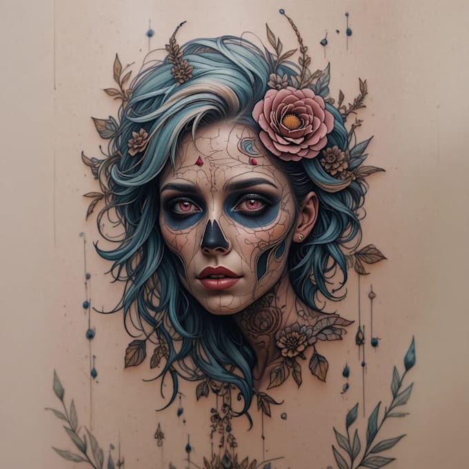 design professional style tattoo design