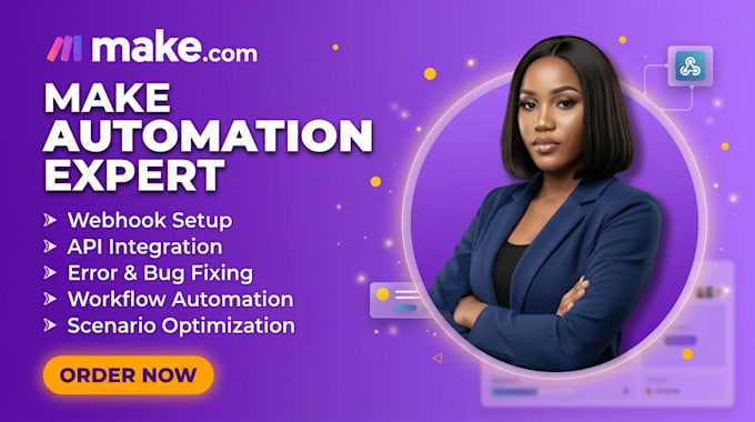 fix make com automation, setup make com scenario, zapier n8n API integration