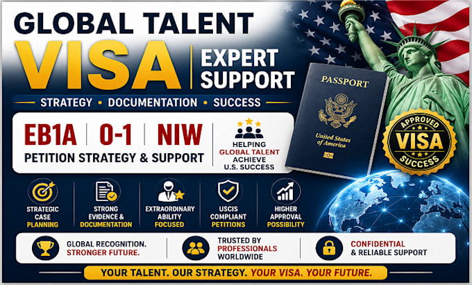 build strong eb1a global talent immigration profiles for UK and australia PR