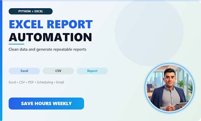 automate excel reports and data cleanup with python