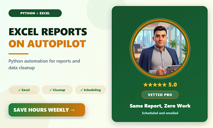automate excel reports and data cleanup with python