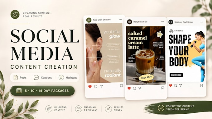 create professional social media posts and advertisements
