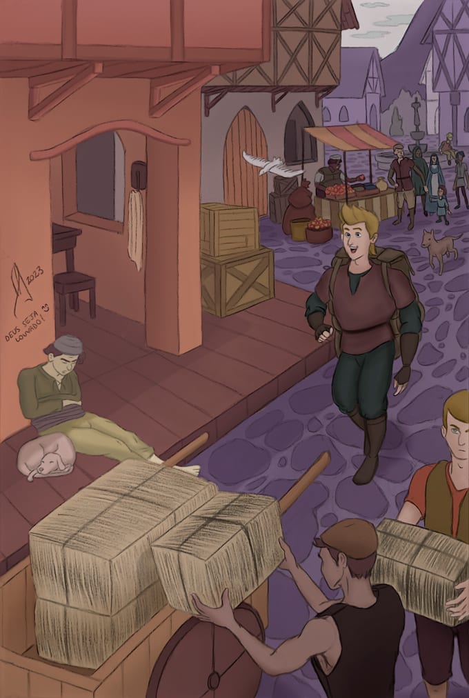 create custom illustrations for educational books