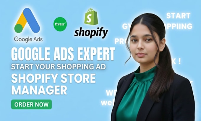 setup and manage google shopping ads for shopify store