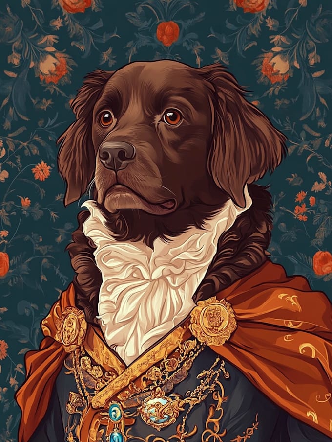 draw amazing pet portrait