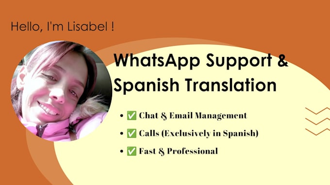 be your spanish customer support agent
