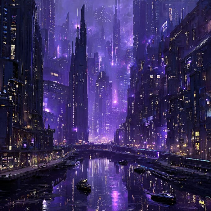 create environment concept art or sci fi illustration