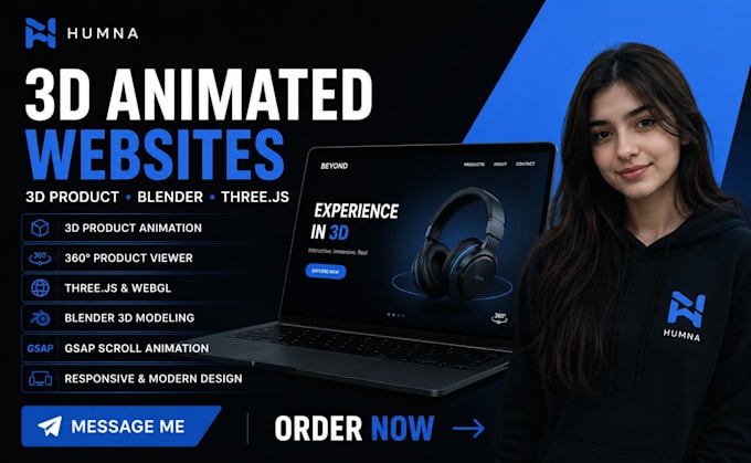 build 3d website animation blender 3d modelling threejs webgl  gsap 3d product
