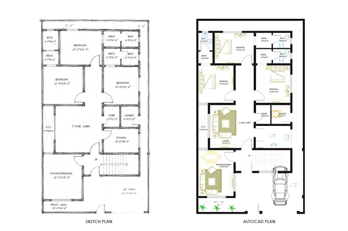 redraw PDF, image or sketch in autocad