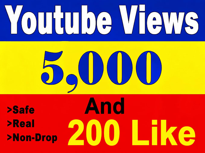 give you 5000 youtube video views in 24 hour fast