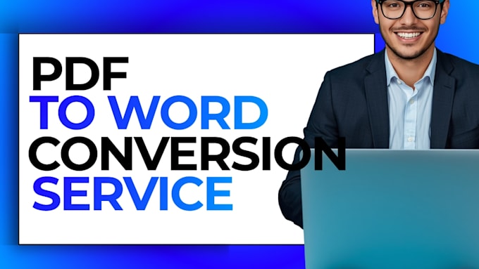 do PDF to word conversion manually