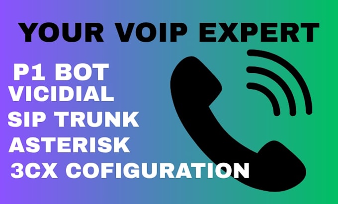 setup p1 bot, 3cx, vicidial, freepbx, ringcentral, voip, sip trunk, asterisk