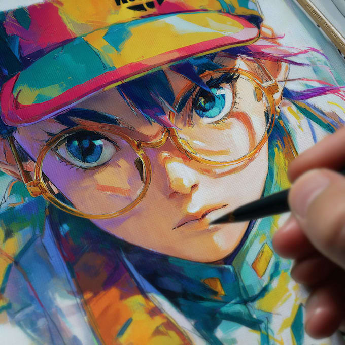 draw anime art and illustration