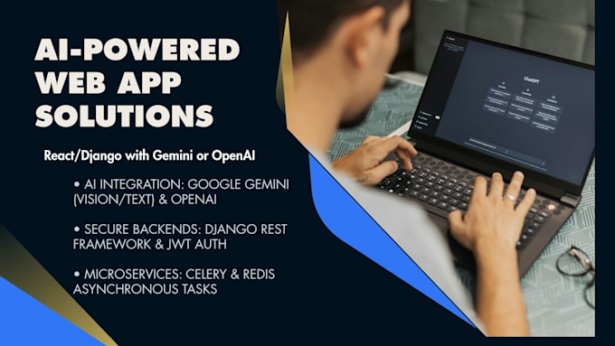 integrate openai or gemini ai into your react or django web app