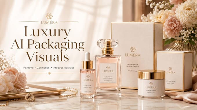 create perfume packaging with ai