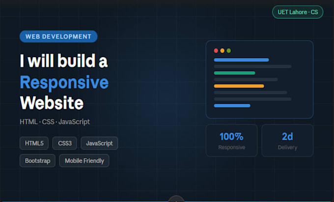 design a mobile friendly and responsive website