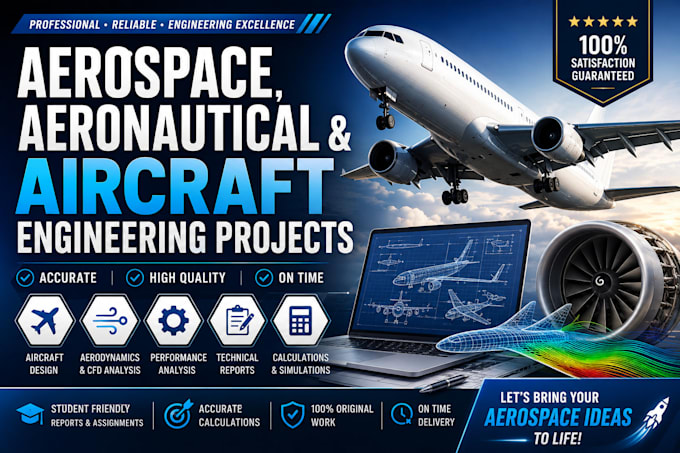 do aerospace, aeronautical and aircraft engineering projects