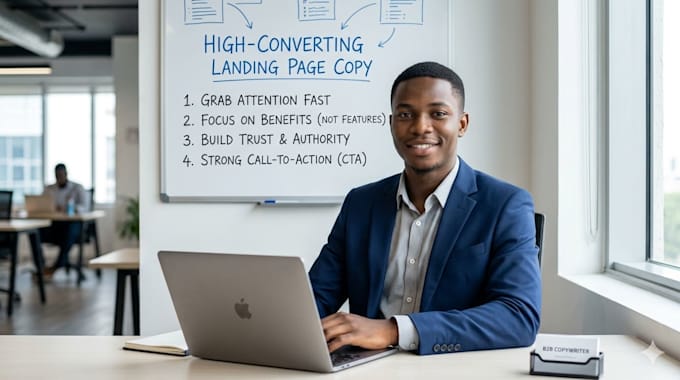 write high converting sales page copy or landing page copy