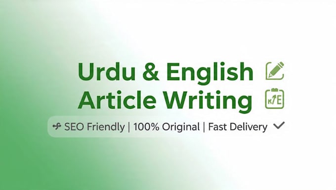 write SEO friendly urdu english