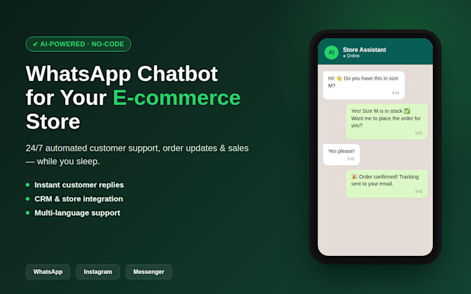 build a whatsapp chatbot for your ecommerce store