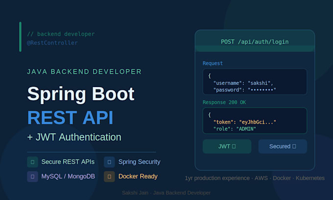 build secure rest API with spring boot and jwt authentication