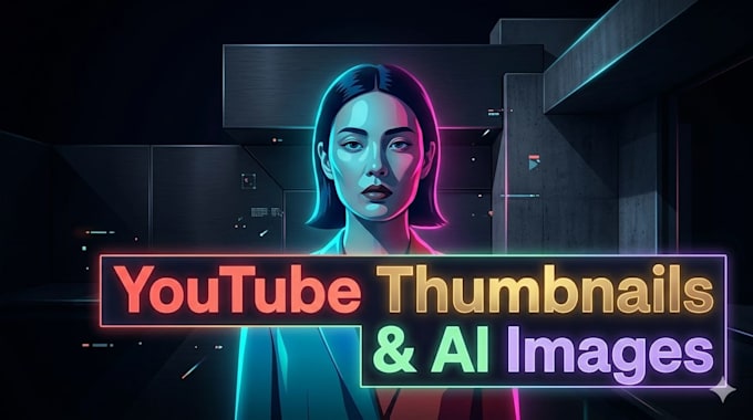 design youtube thumbnails and ai generated images