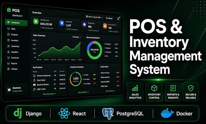 build a custom pos system with inventory and order management