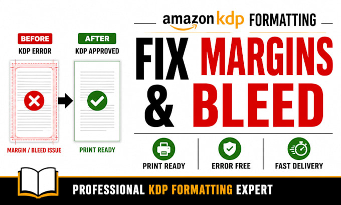 fix margin errors and bleed issues for amazon KDP cover resizing