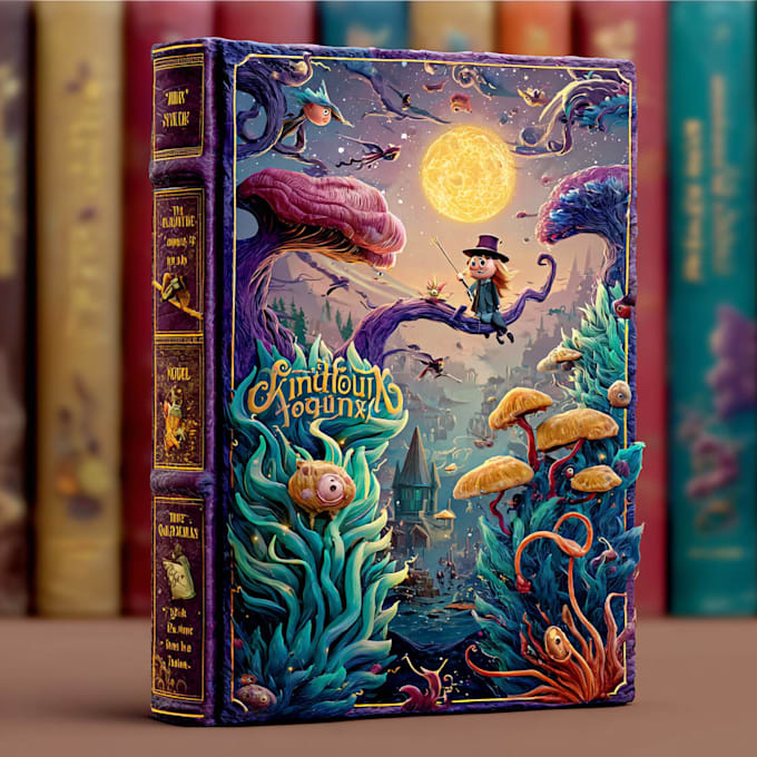 design professional cartoon book covers that