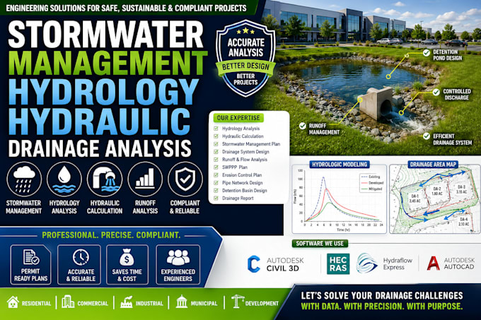 stormwater management hydrology hydraulic drainage analysis