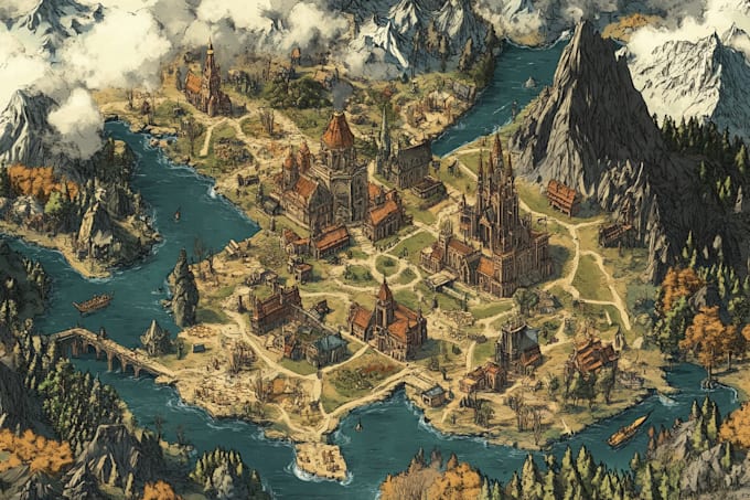 do fantasy map design