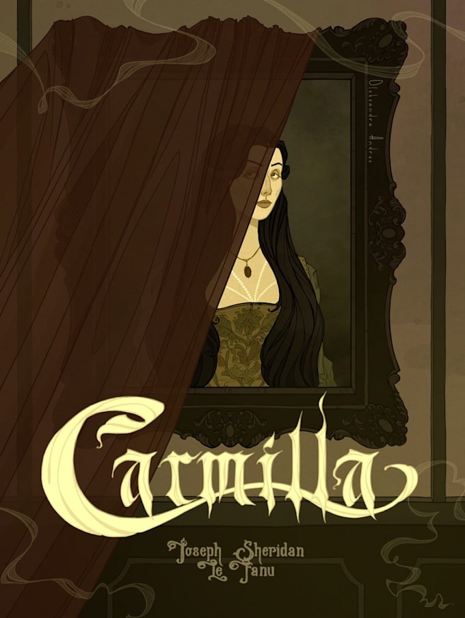 create gothic and fantasy book cover art