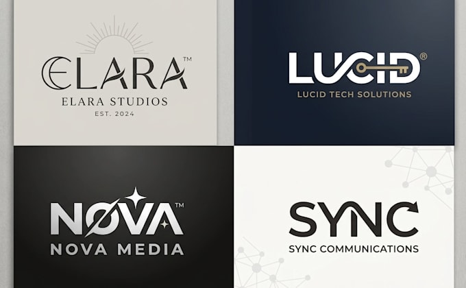 do custom wordmark, typography, lettermark, text logo design