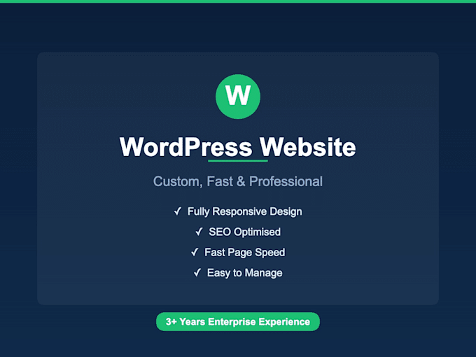 build a custom wordpress website or blog