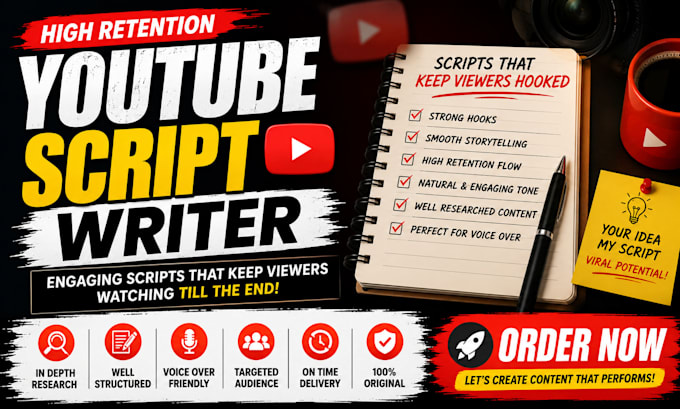 write engaging youtube automation scripts for cash cow channels