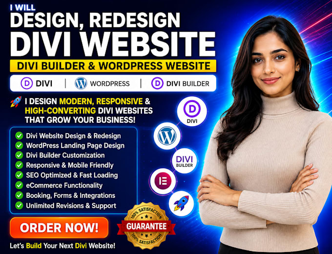 be your divi expert wordpress website, divi builder, divi website design