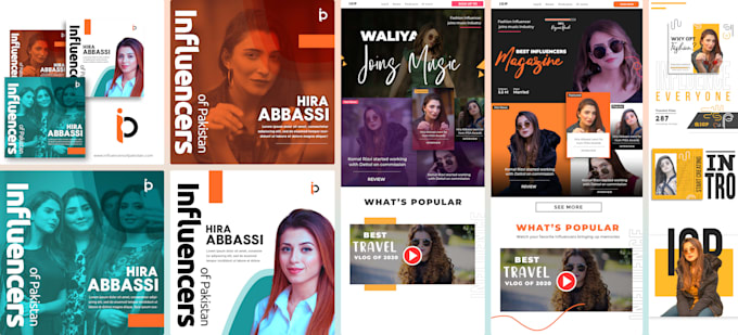 create aesthetic instagram designs and fashion post templates