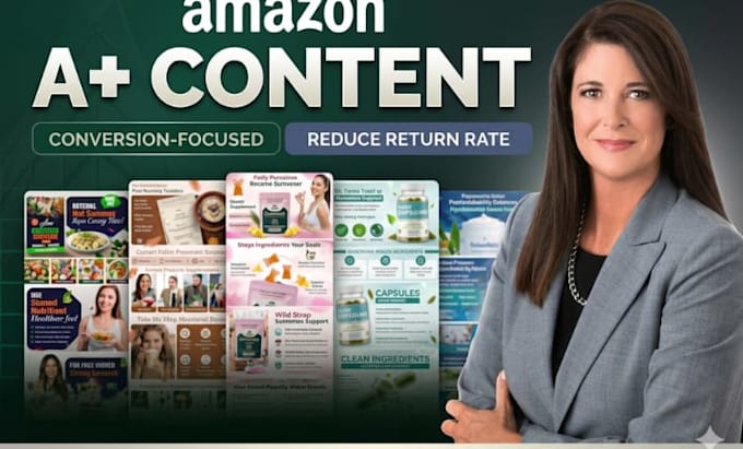 design amazon a plus content and listing images