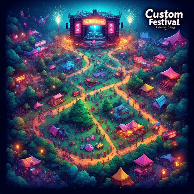 design visitor friendly theme park navigation map